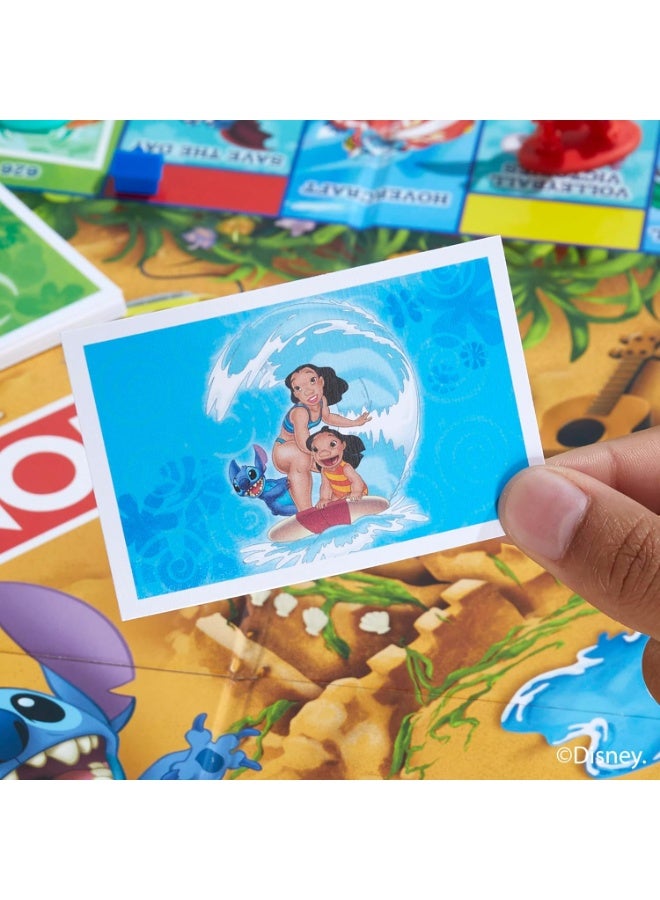 Monopoly Disney Stitch Edition Board Game | Based on Disney’s Lilo & Stitch | Officially Licensed Disney Kids Game | Ages 8+ | 2-4 Players | 30 Mins. - Image 3